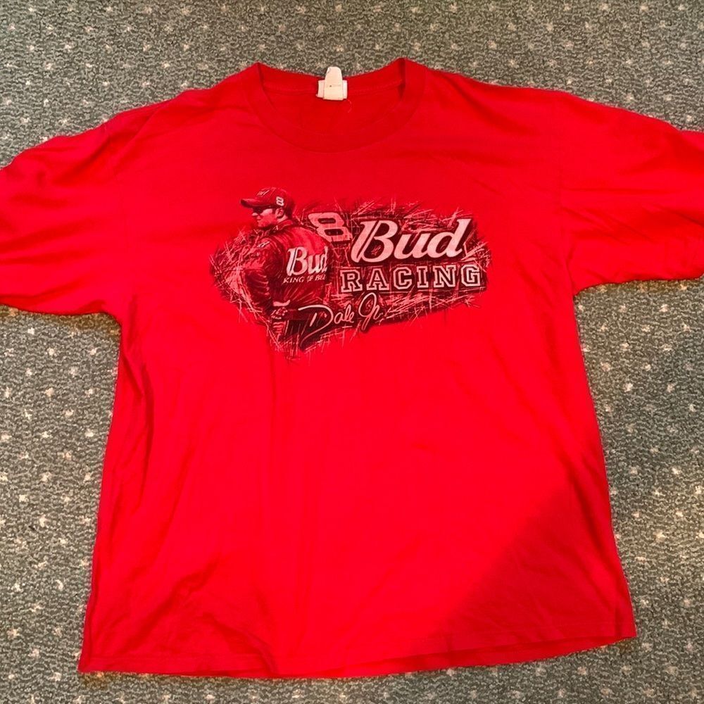 Y2K NASCAR Dale Earnhardt Jr‎ Budweiser Racing T-Shirt